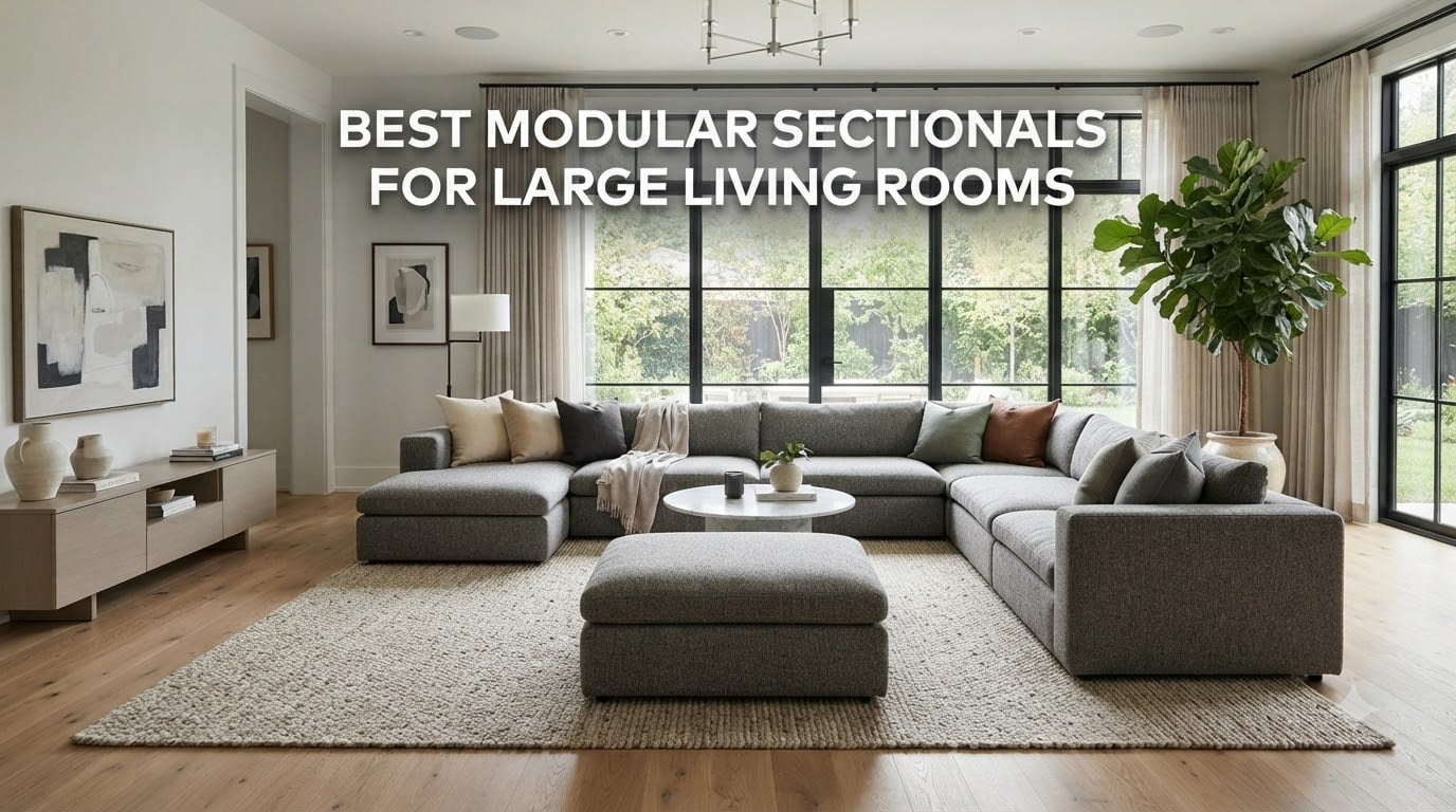 best modular sectionals for large living rooms