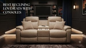 best reclining loveseats with consoles