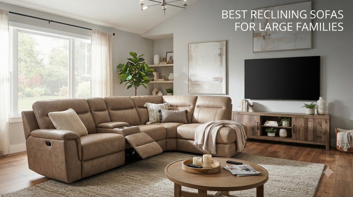 best reclining sofas for large families