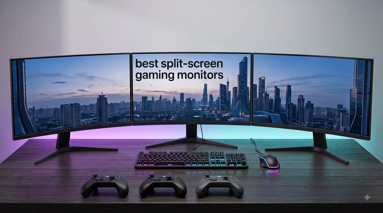 best split-screen gaming monitors