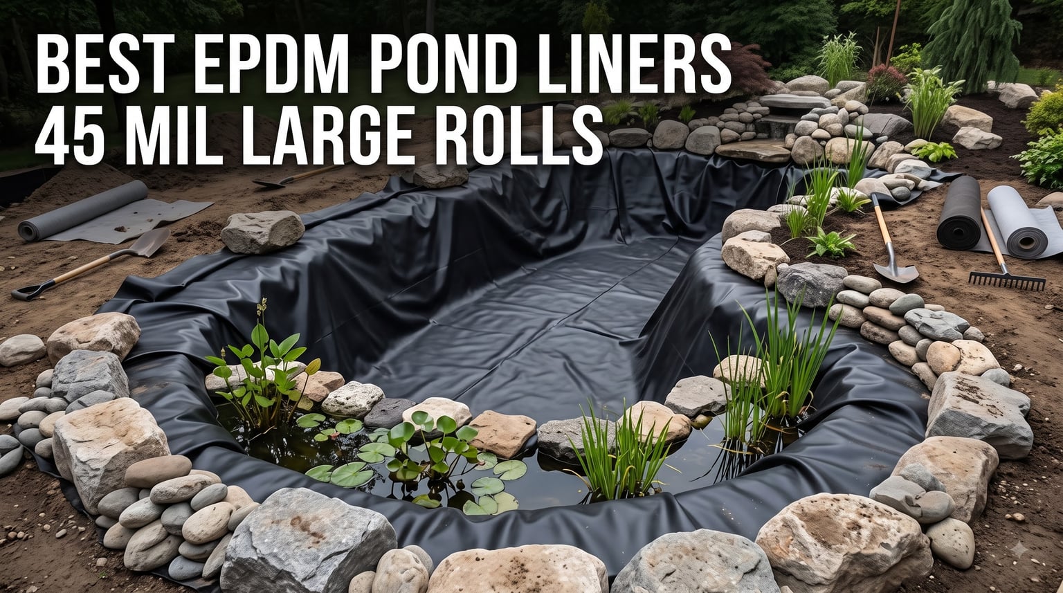 best epdm pond liners 45 mil large rolls
