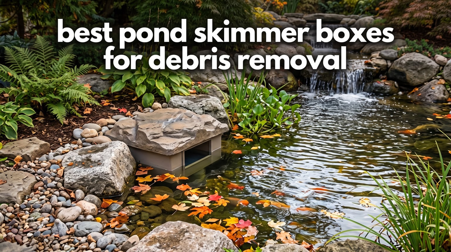 best pond skimmer boxes for debris removal