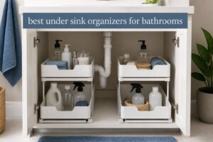best under sink organizers for bathrooms