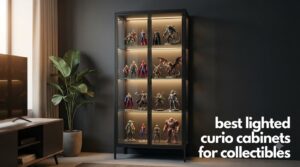 best lighted curio cabinets for collectibles