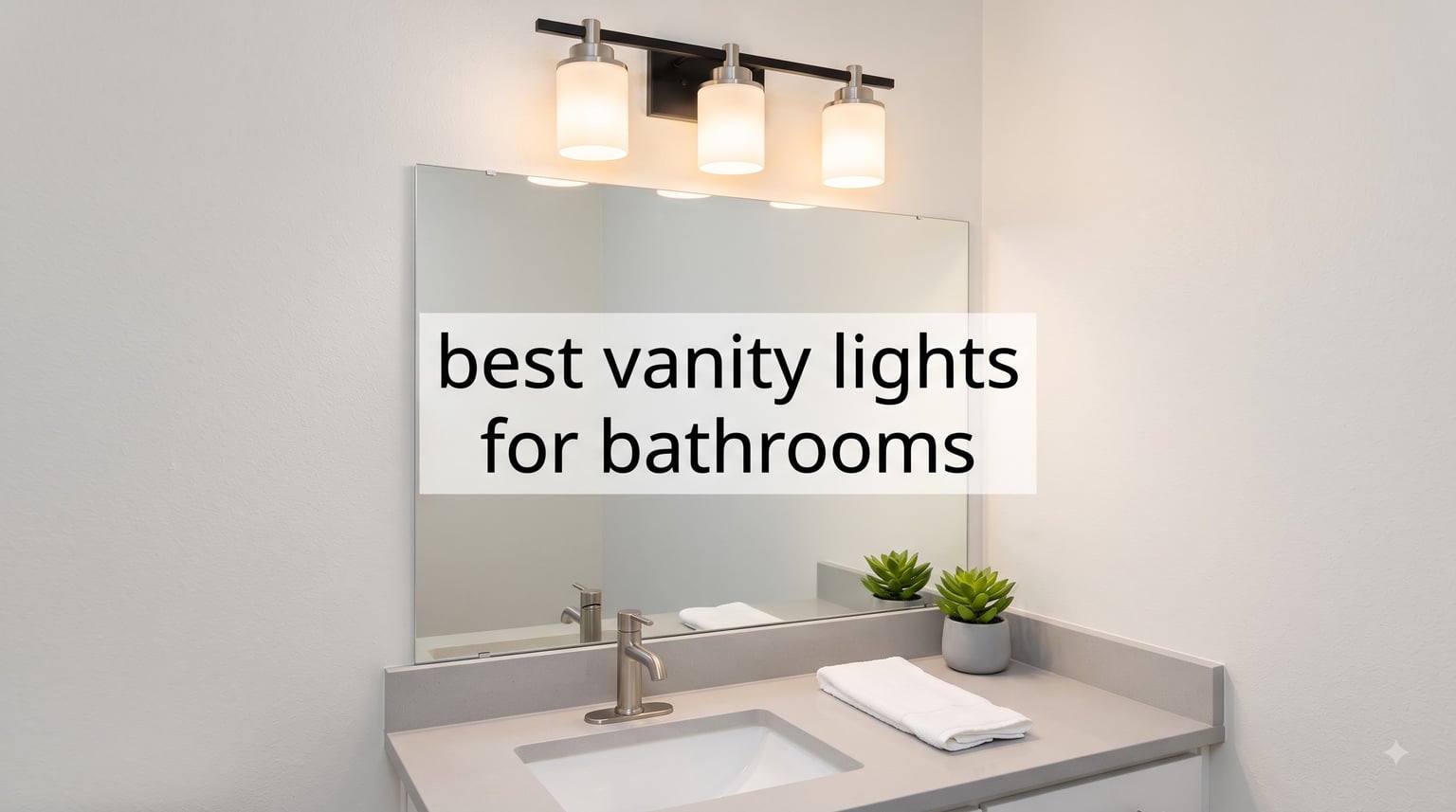best vanity lights for bathrooms