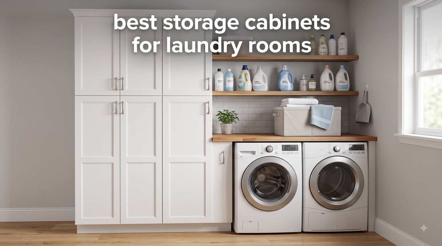 best storage cabinets for laundry rooms