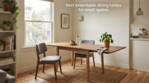 best extendable dining tables for small spaces