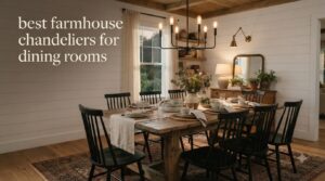 best farmhouse chandeliers for dining rooms