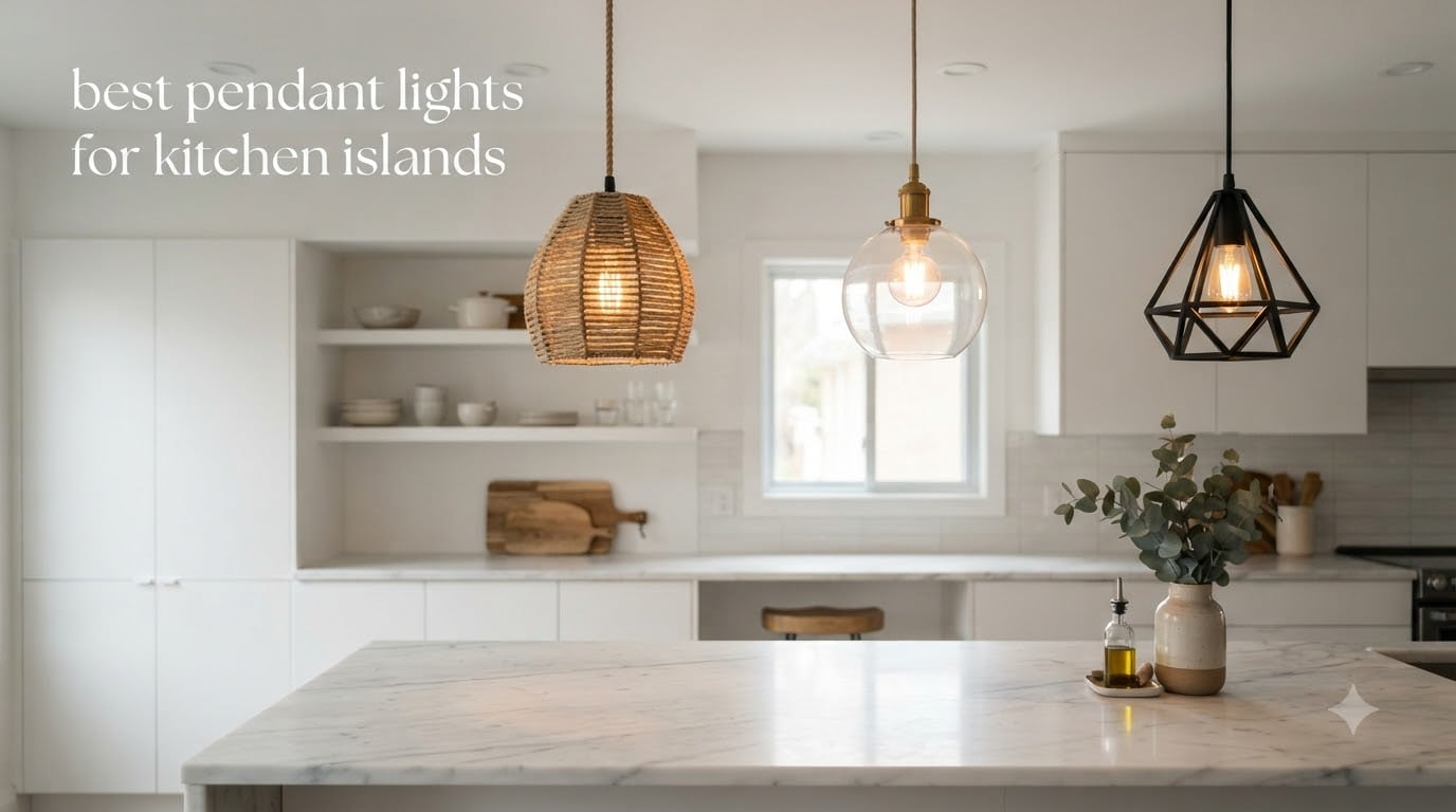best pendant lights for kitchen islands