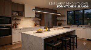 best linear pendant lights for kitchen islands
