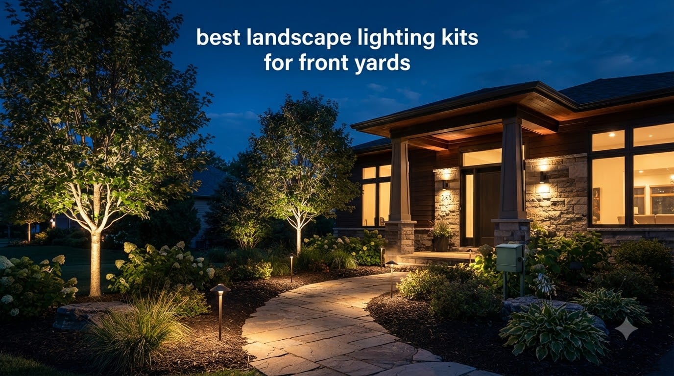 best landscape lighting kits for front yards