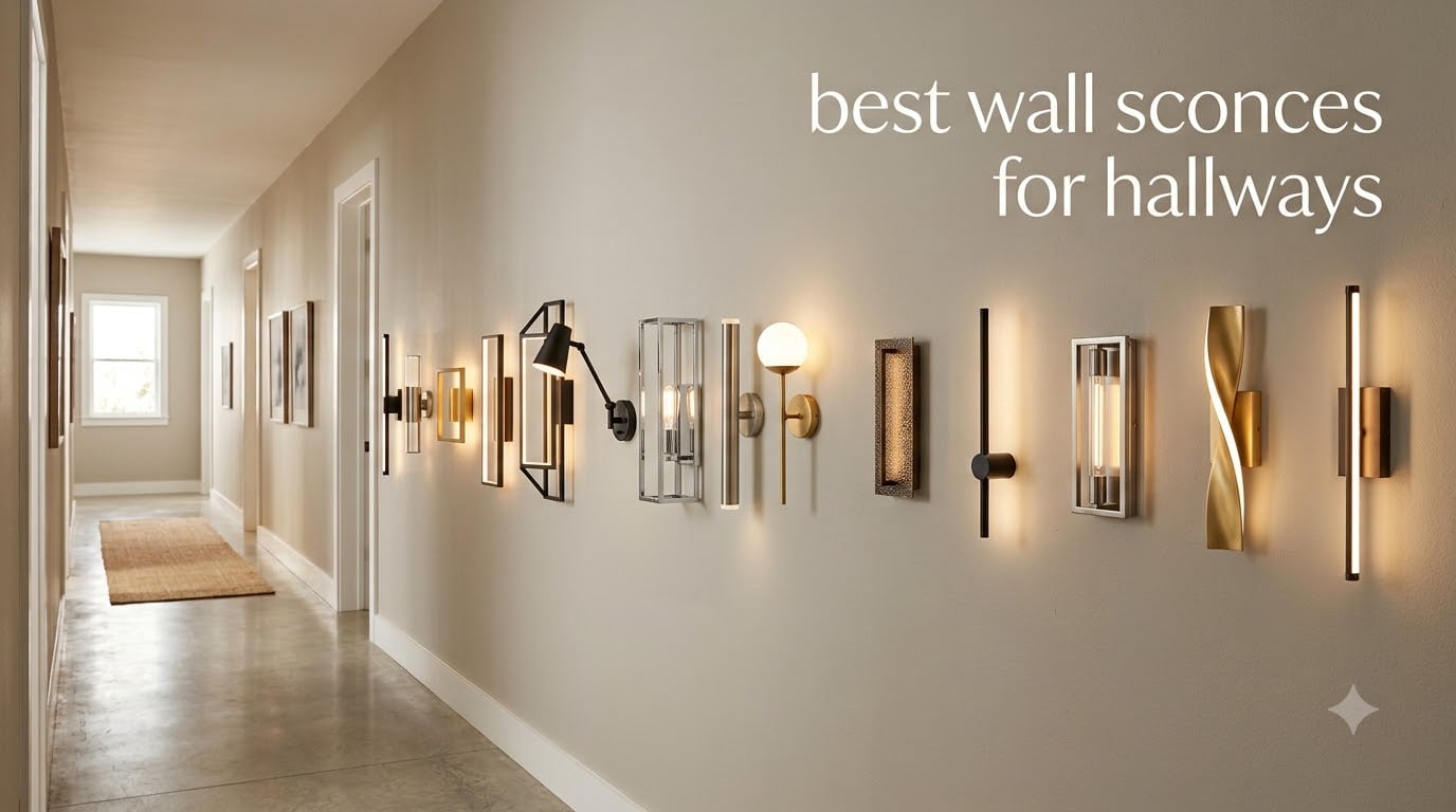 best wall sconces for hallways