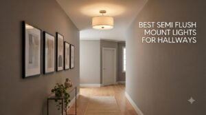best semi flush mount lights for hallways