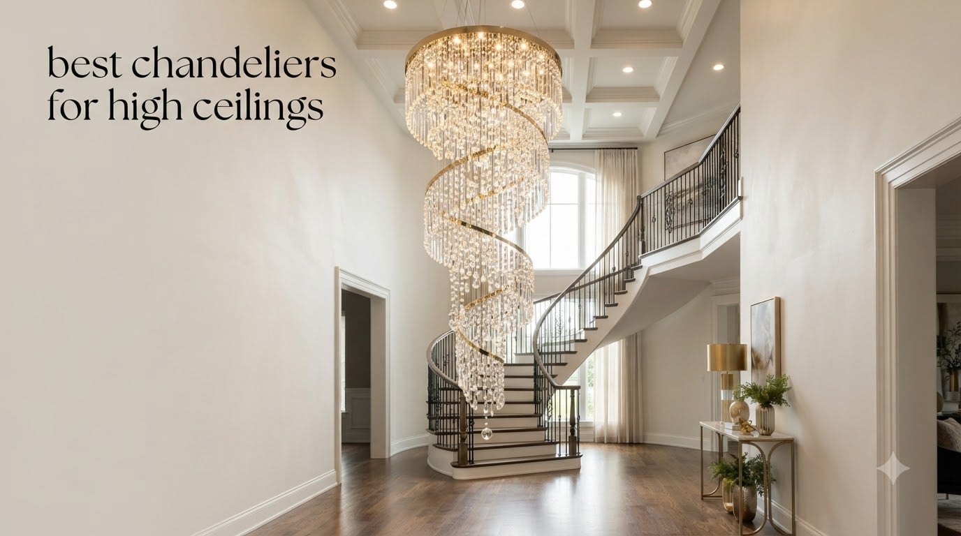 best chandeliers for high ceilings