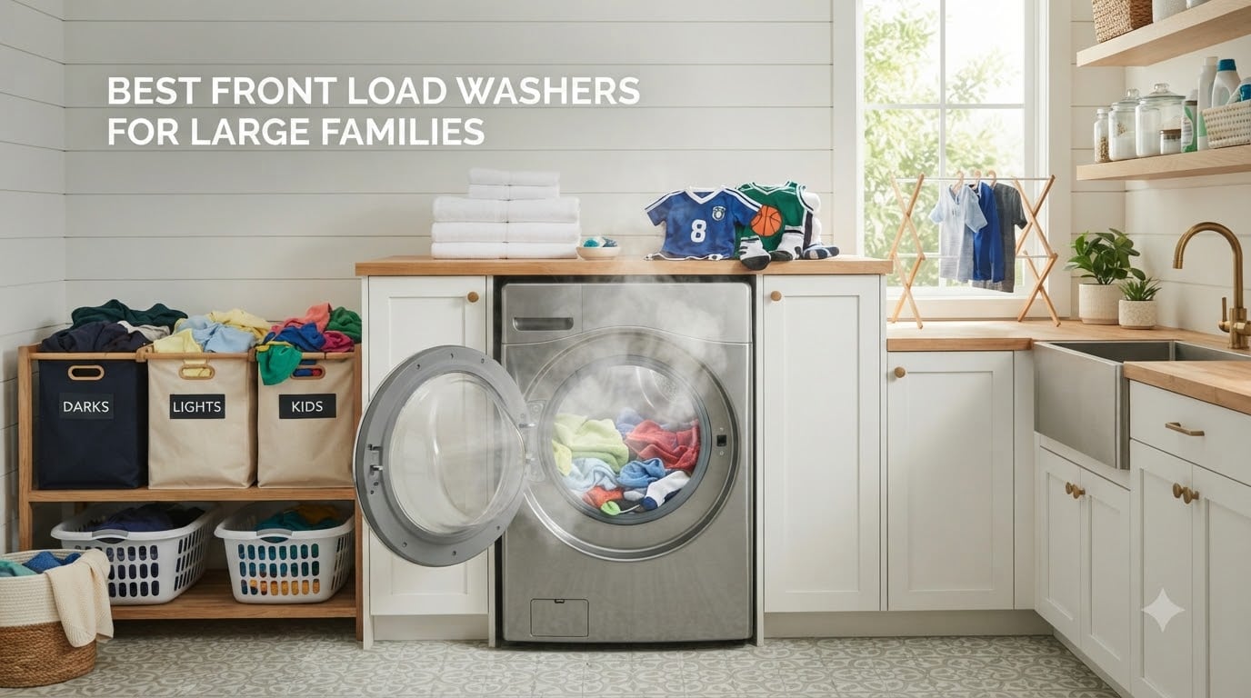 best front load washers for large families