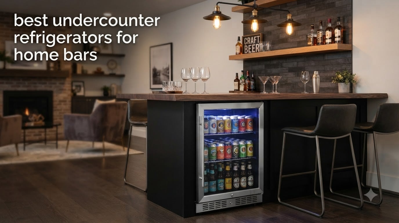 best undercounter refrigerators for home bars