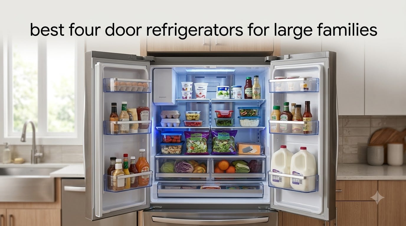 best four door refrigerators for large families