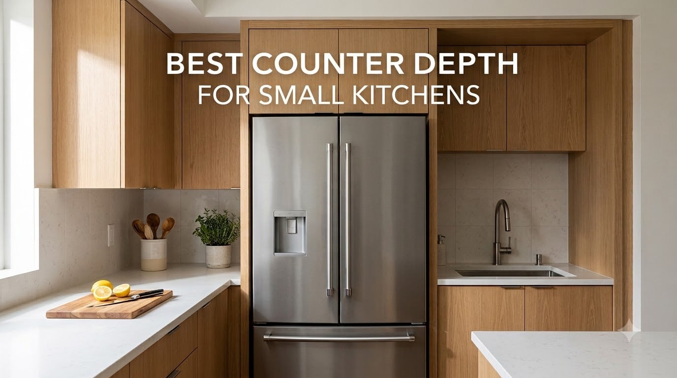 best counter depth refrigerators for small kitchens