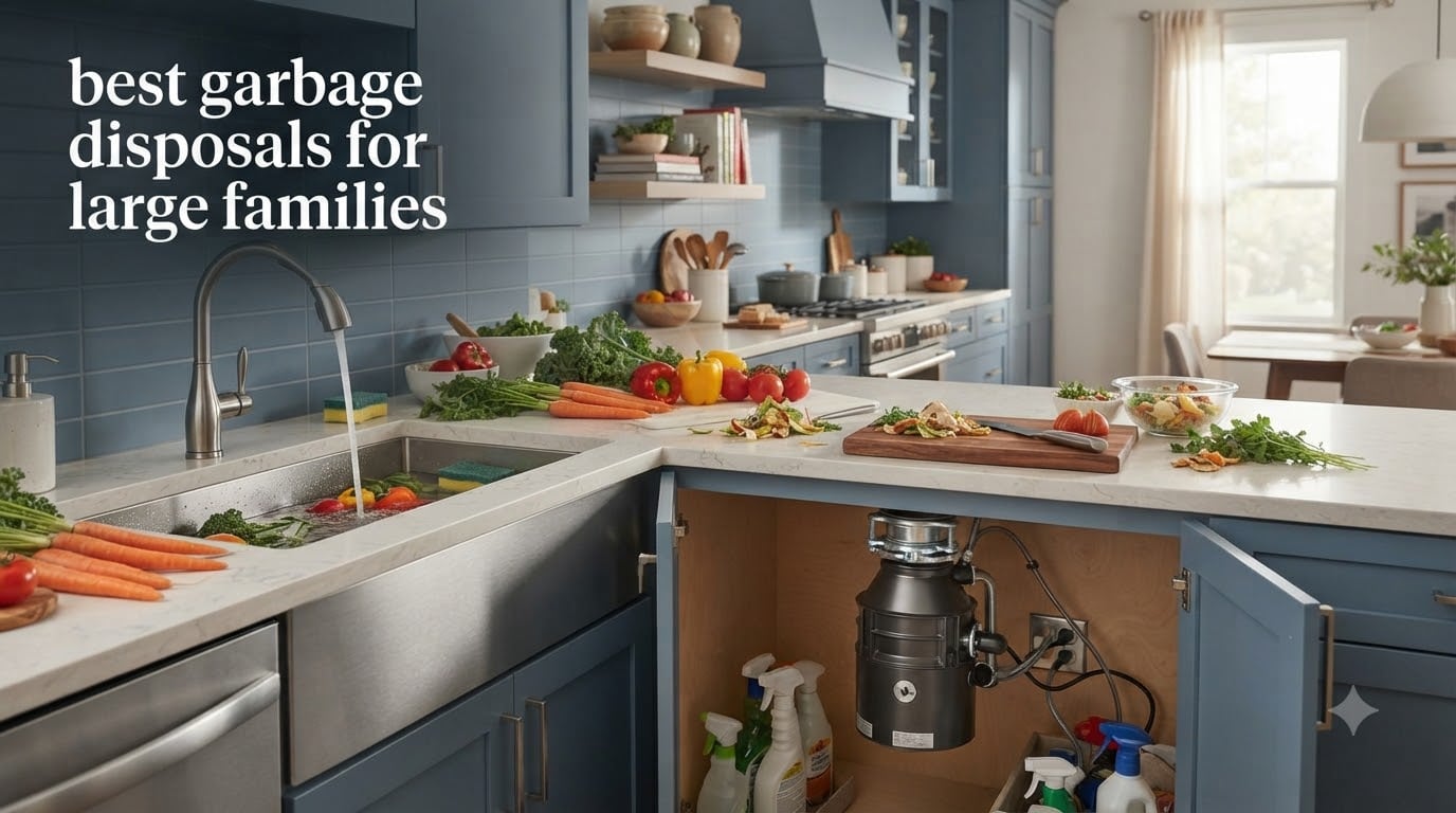 best garbage disposals for large families