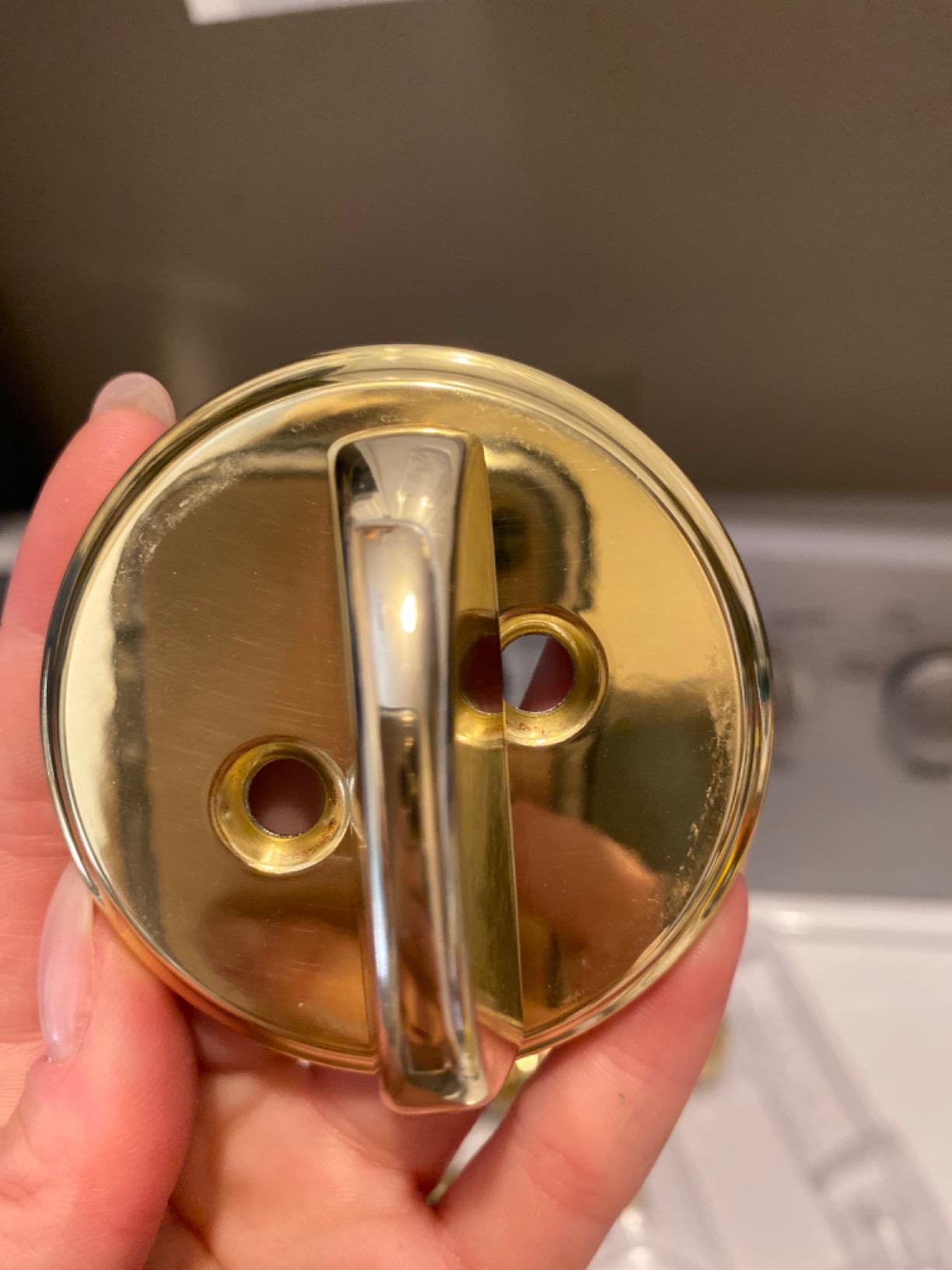 Schlage Deadbolt & Door Knob Set, Georgian Knob, Satin Nickel | Front door set with single cylinder deadbolt & keyed entry knob, Keyed alike, Certified security & durability, 2 keys customer photo 2