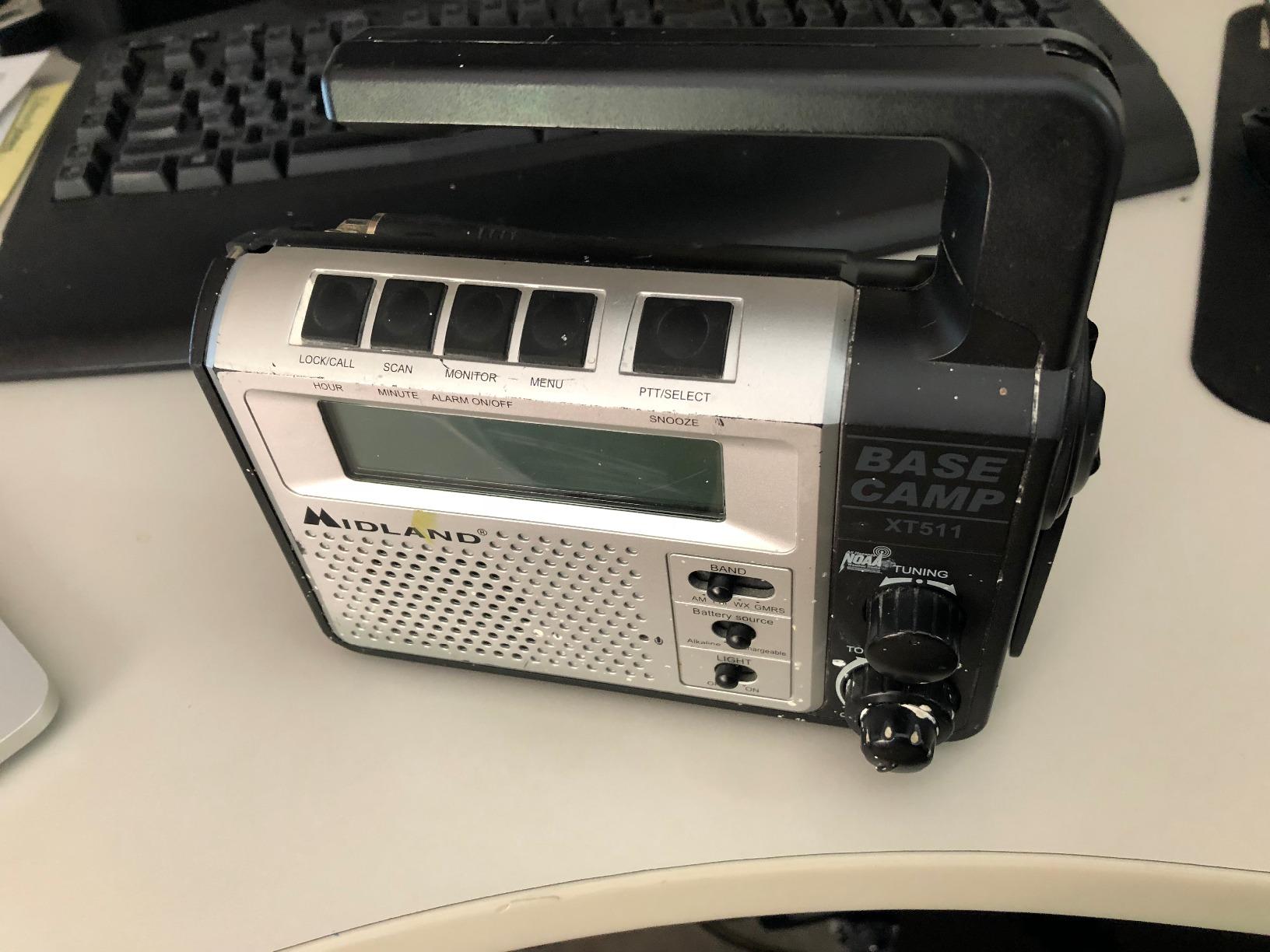 Midland XT511 Emergency Radio - 22 Channel Two-Way Base Camp Radio with 5 Power Options, 121 Privacy Codes, 3-LED Flashlight & NOAA Weather Scan + Alert customer photo 2
