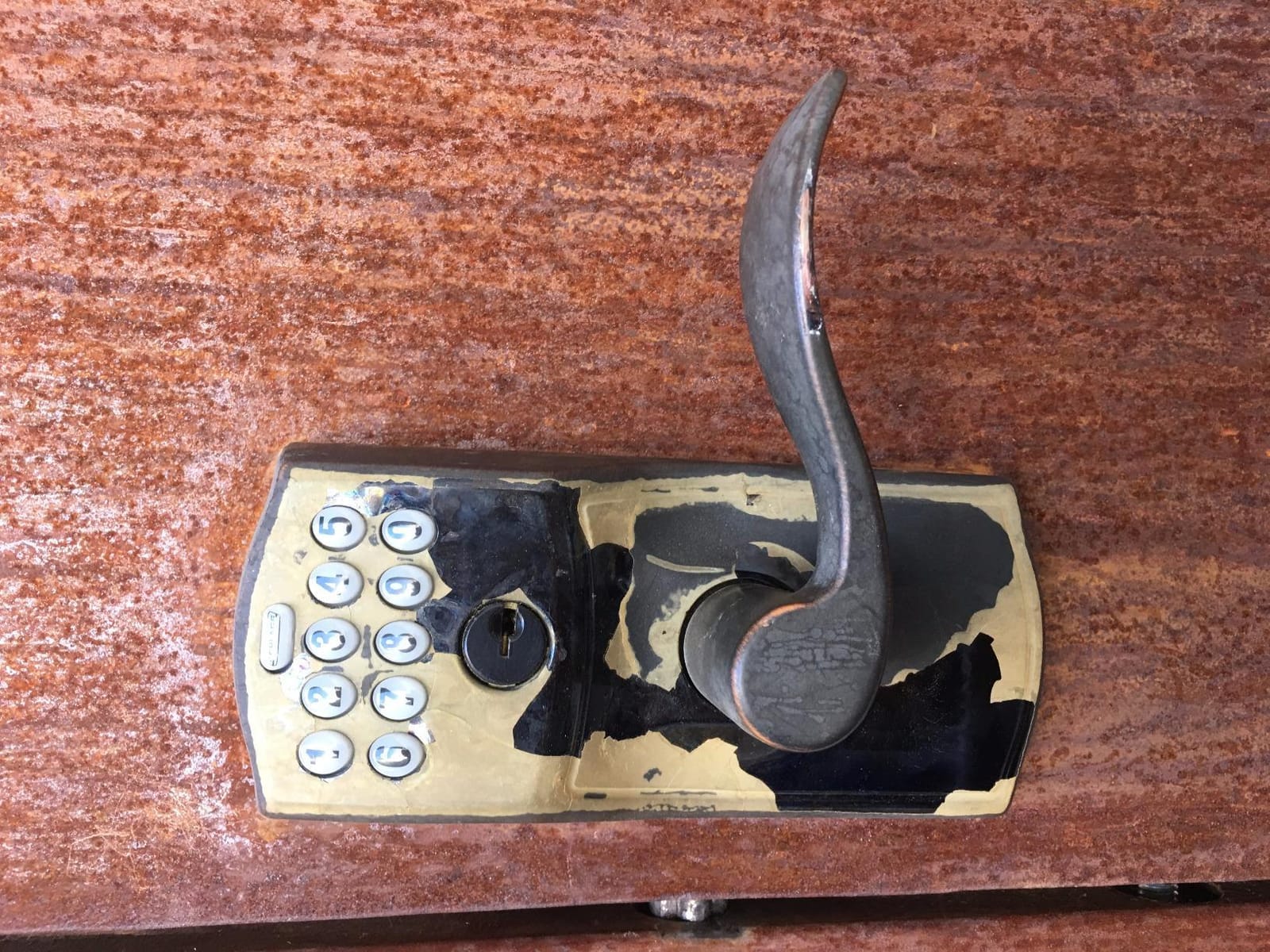 Schlage Camelot Keypad Lock with Lever Handle, Electronic Keyless Door Entry, Flex Lock Auto-Lock Option, Satin Chrome, FE595 CAM 626 ACC customer photo 2