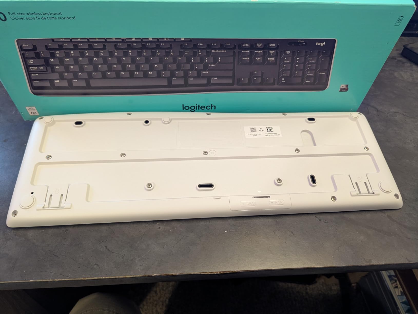 Logitech K270 Full Size Wireless Keyboard for Windows - Black customer photo 1