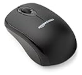 Amazon Basics 2.4 GHz Wireless Optical Computer Mouse with USB Nano Receiver, Portable, No Wires, Smooth Tracking, Multi-Device Compatibility, Black customer photo 1