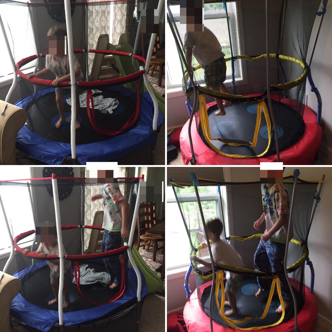 Skywalker Trampolines Mini Trampoline with Enclosure Net customer photo 2