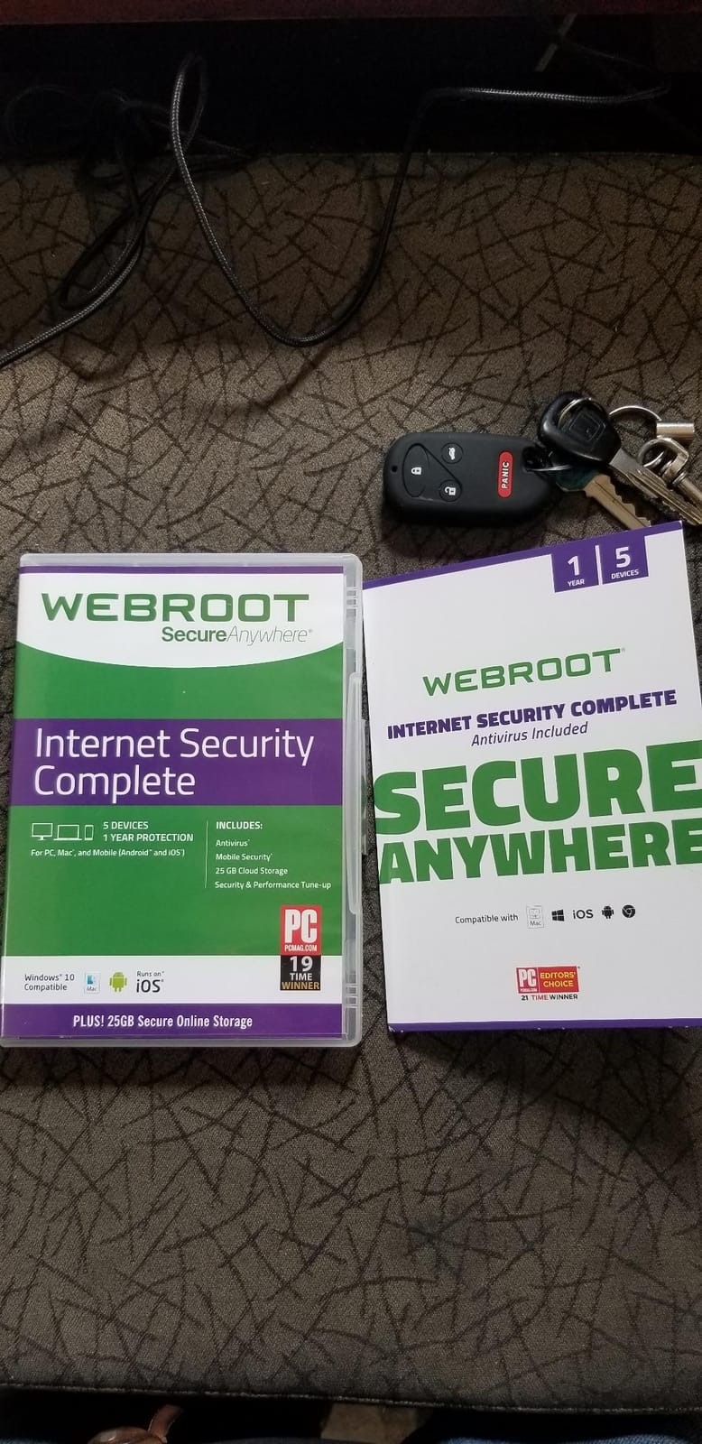 Webroot Internet Security Complete | Antivirus Software 2026 | 5 Device | 1 Year Keycard for PC/Mac/Chromebook/Android/IOS + Password Manager, Performance Optimizer and Cloud Backup | Packaged Version customer photo 2
