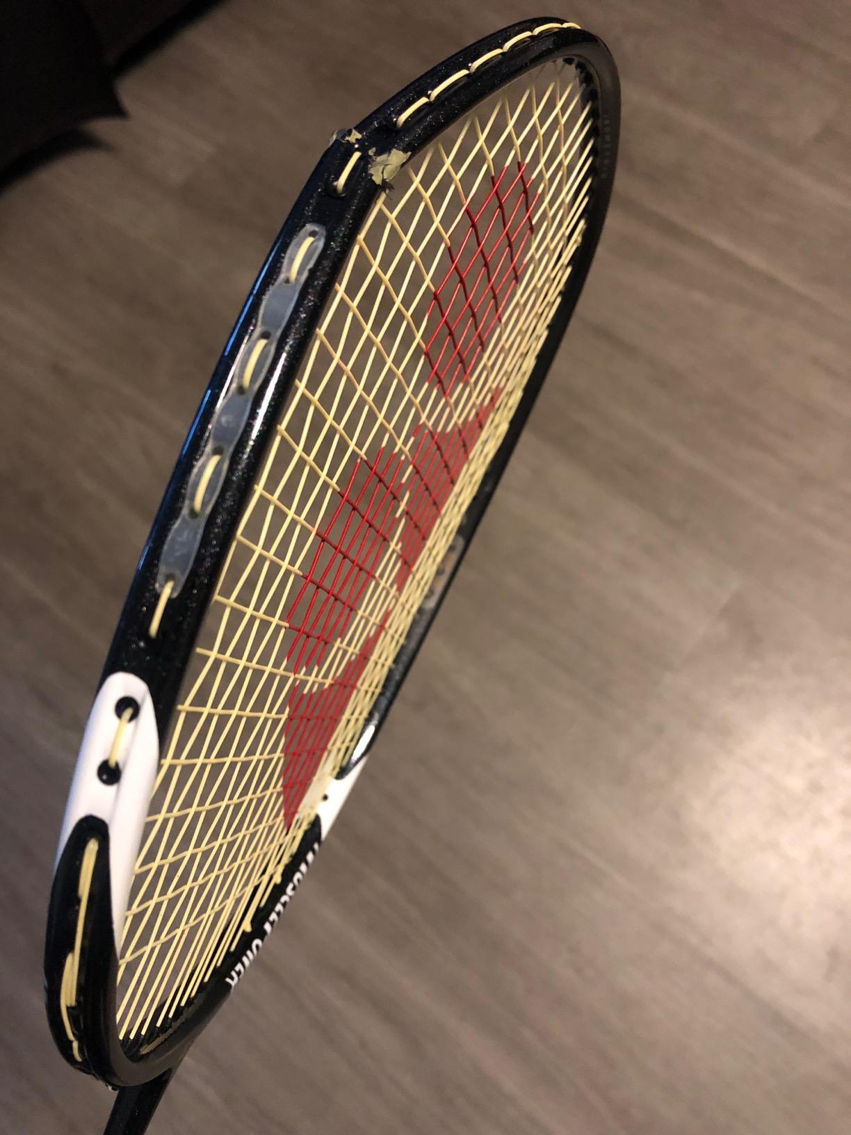 Yonex Badminton Racket Muscle Power Series with Full Cover High Tension Pre Strung Racquets customer photo 2