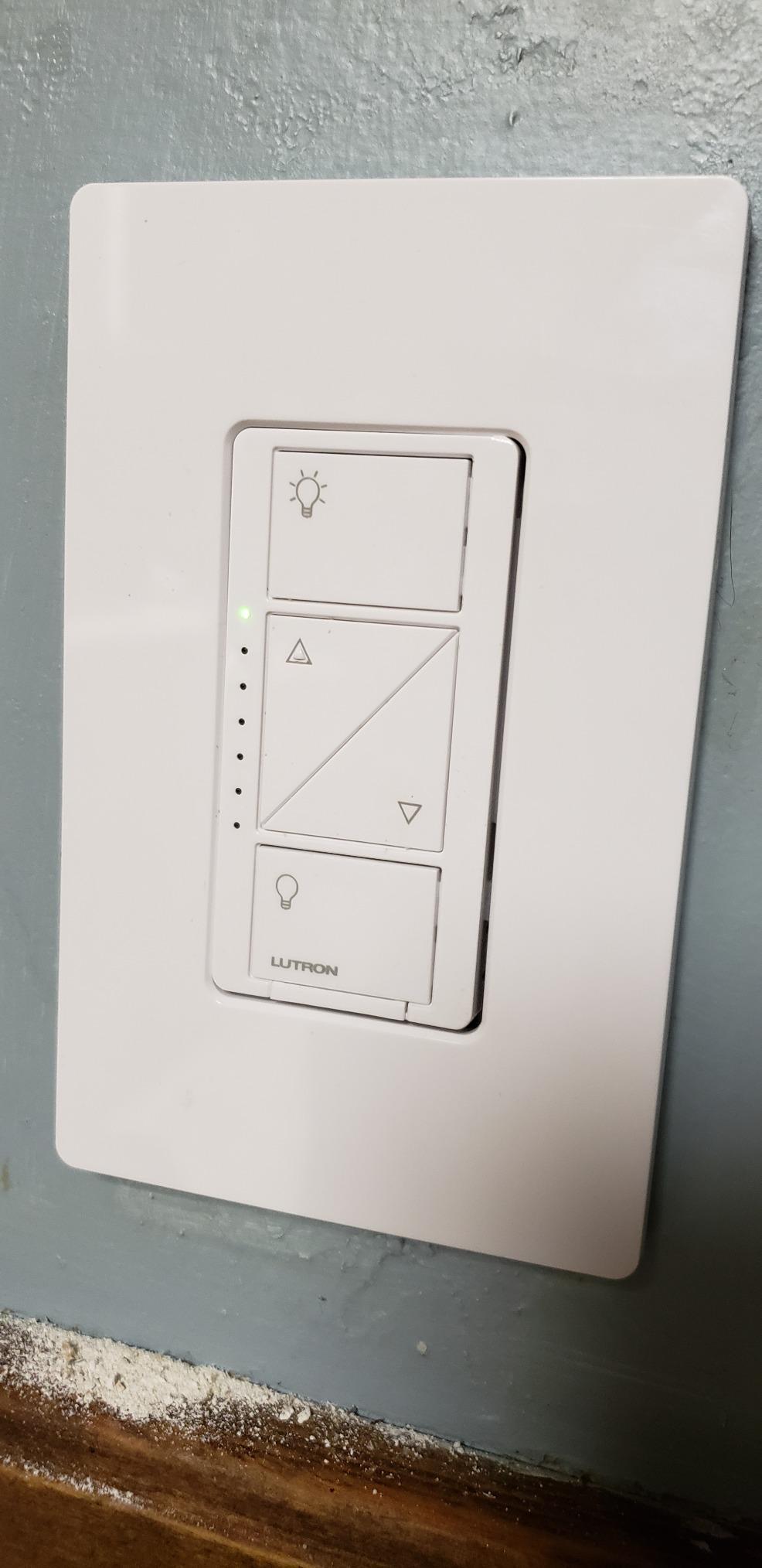 Lutron Caseta Smart Dimmer Starter Kit: Smart Dimmer, Smart Hub, & More | Smart Kit has ultra reliable connection, doesn't rely on WiFi; connect to Alexa, Apple Home, Google Home, P-BDG-PKG1W, White customer photo 1