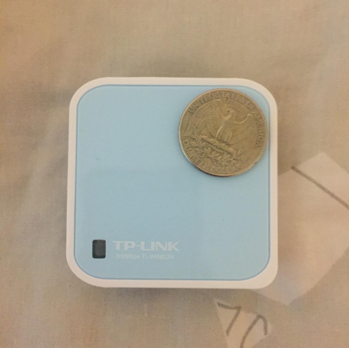 TP-Link N300 Wireless Portable Nano Travel Router, TL-WR802N | WiFi Bridge/Range Extender/Access Point/Client Modes, Mobile in Pocket customer photo 1