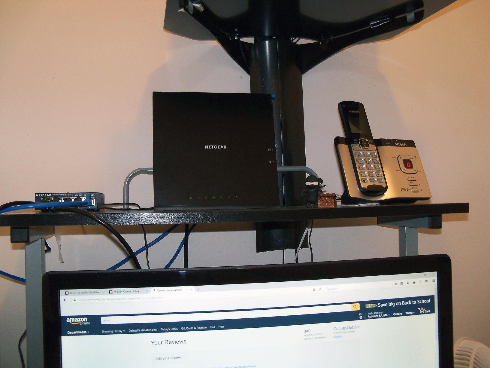 NETGEAR Cable Modem Wi-Fi Router Combo C6250 - Compatible with All Cable Providers Including Xfinity by Comcast, Spectrum, Cox | for Cable Plans Up to 300 Mbps | AC1600 Wi-Fi Speed | DOCSIS 3.0 customer photo 1