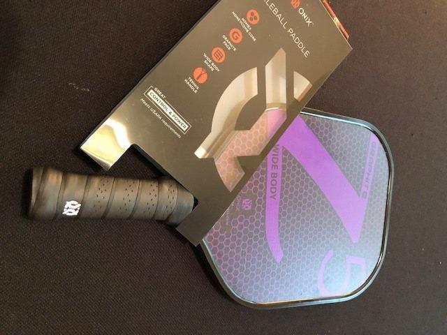 Onix Graphite MOD Z5 Carbon Fiber Pickleball Paddle with Wide-Body Shape. Honeycomb Core, Graphite Face & Cushion Comfort Pickleball Paddle Grip customer photo 1