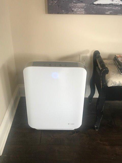 GermGuardian HEPA Air Purifier for Home, Large Rooms up to 1760 Sq. Ft. with HEPA Air Filter & UV-C Light, Zero Ozone Verified, AC5900WCA, White customer photo 1