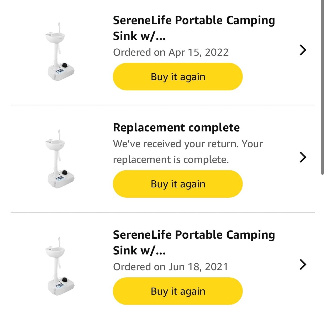 SereneLife Portable Hand Washing Station, 100+ Hand Washes, Hands-Free Foot Pump, Soap Dispenser, and Drain Hose, Ideal for Outdoor Events, Camping, Boating and Worksites customer photo 2
