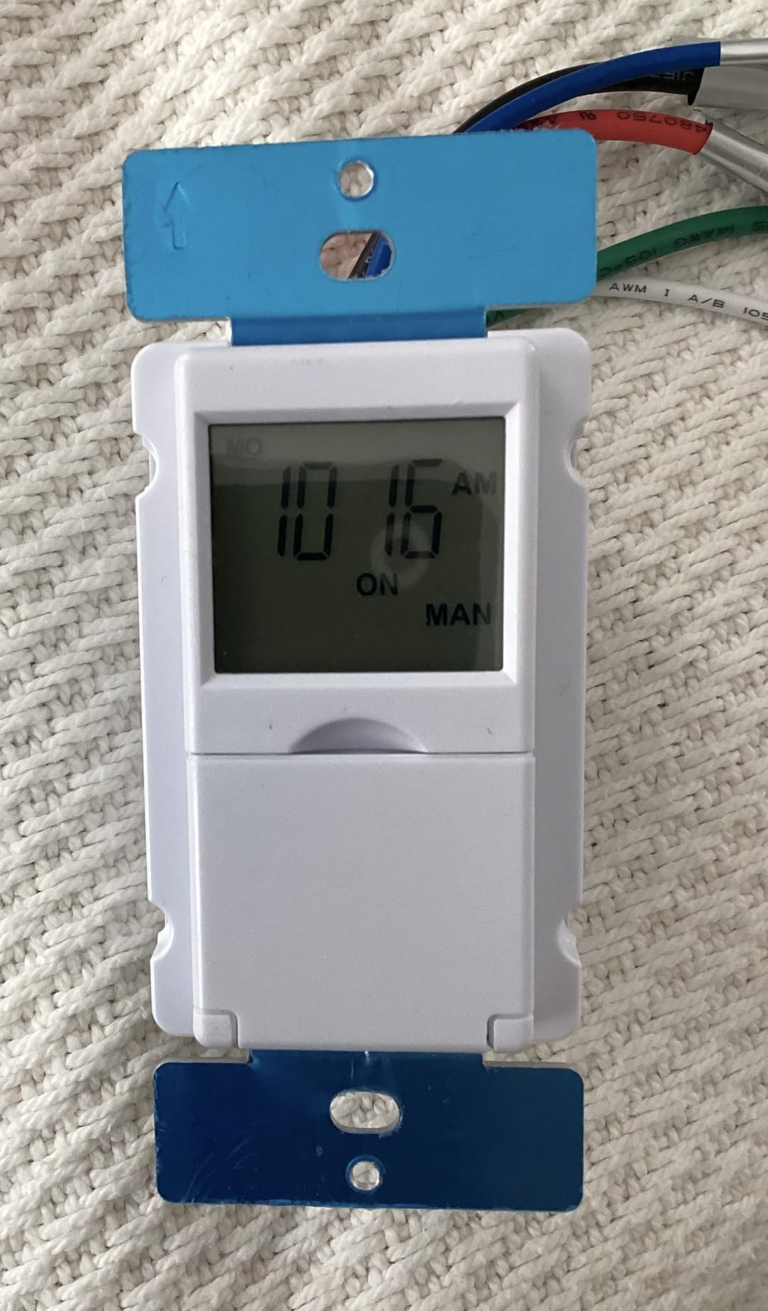 BN-LINK 7 Day Programmable in Wall Digital Timer Switch for Lights, Fans | 18 ON/OFF Programs, Random/DST Mode, Single Pole or 3 Way Light Switch Timer, 15A/1875W, Neutral Required, Blue Backlight, ETL customer photo 2
