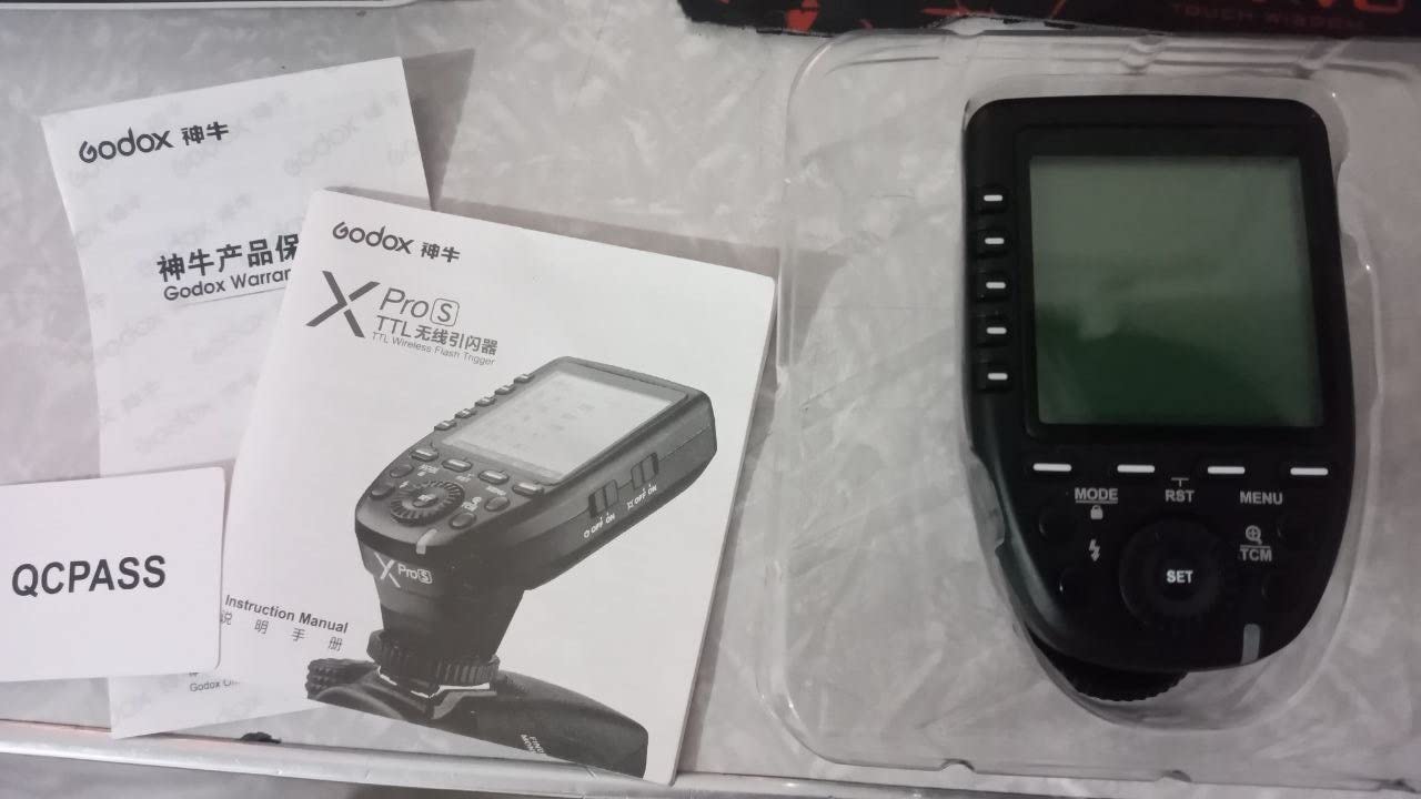 Godox XproS Xpro-S TTL Wireless Flash Trigger Compatible with Sony | 1/8000s HSS Support, TTL-Convert-Manual Function, Large LCD Screen, 5 Dedicated Group Buttons and 11 Customizable Settings customer photo 1