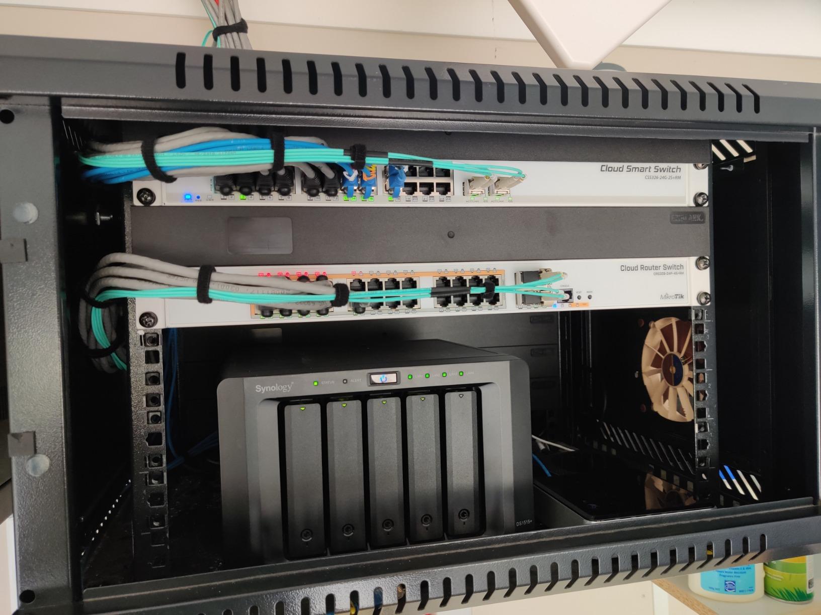 Mikrotik CRS328-24P-4S+RM 24 port Gigabit Ethernet router/switch with four 10Gbps SFP+ ports in 1U rackmount case, Dual Boot and PoE output, 500W customer photo 2