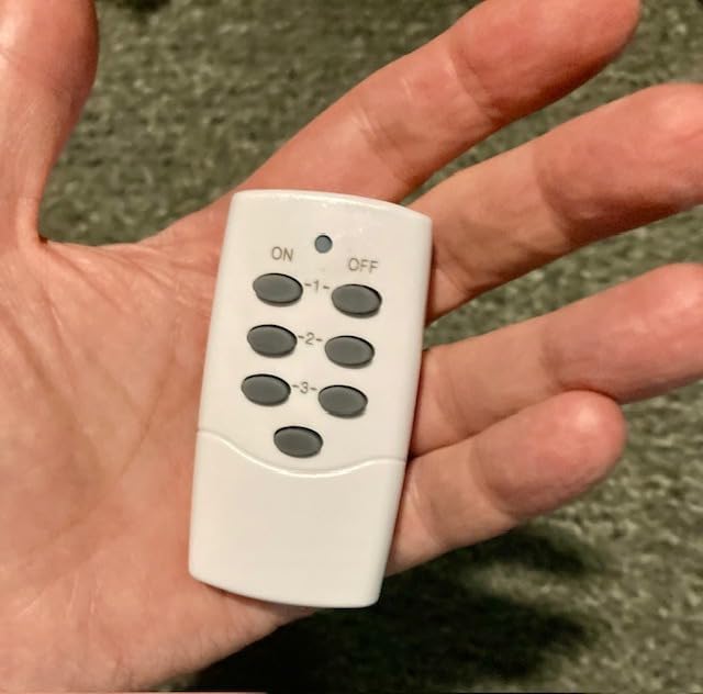 BN-LINK Mini Wireless Remote Control Outlet Switch Power Plug in for Household Appliances, Wireless Remote Light Switch, LED Light Bulbs, White (1 Remote + 3 Outlet) 1250W/10A customer photo 1