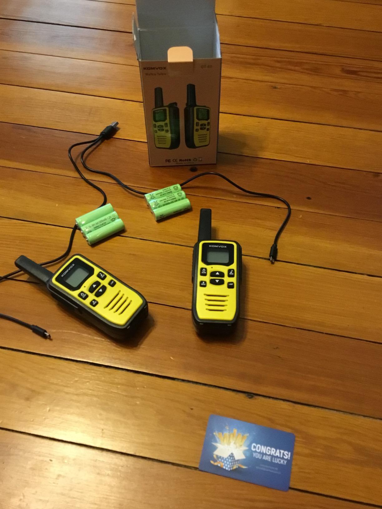 Rechargeable Walkie Talkies for Adults, Long Range Two Way Radios with NOAA Weather Alert, 36 Channels FRS/GMRS Radio Type-C Charging VOX for Camping Hiking Hunting customer photo 2