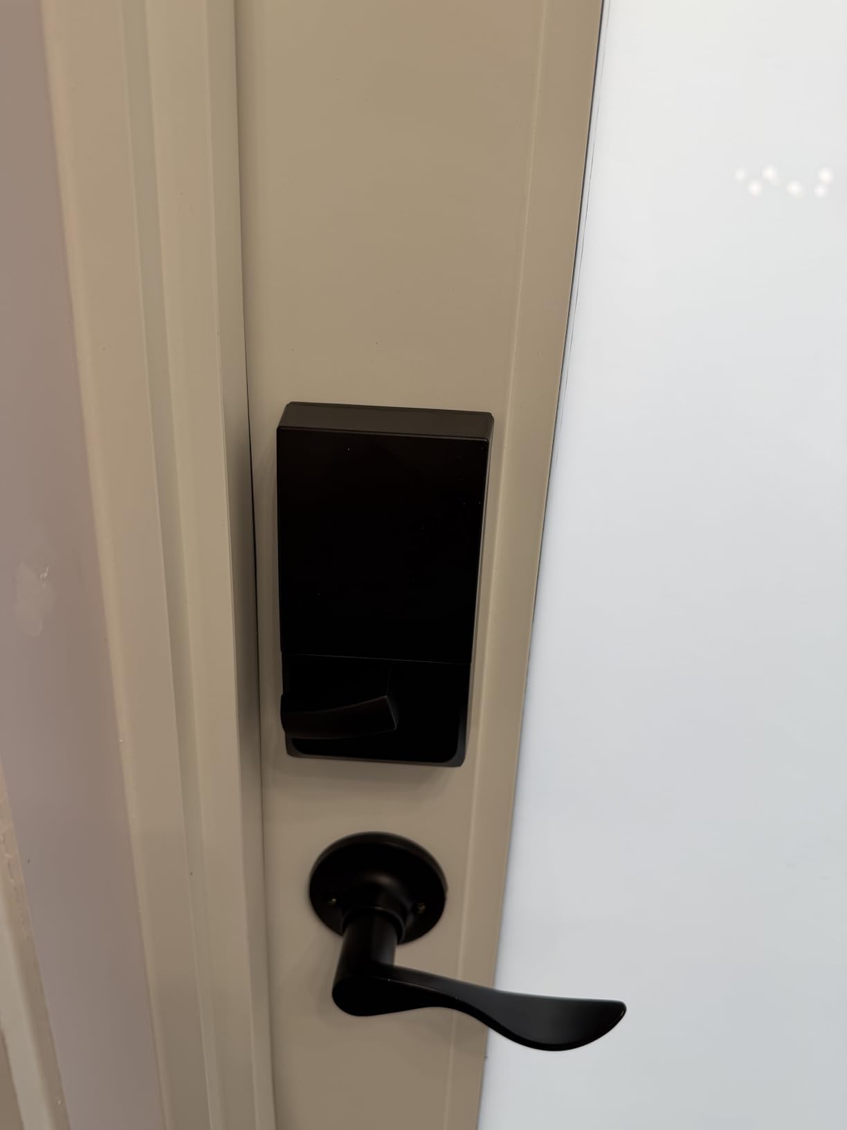 Schlage Encode Smart WiFi Deadbolt Lock with Century Trim, Satin Nickel | Keyless entry door lock, Touchscreen keypad, App control, Alexa, Google Home, Ring & Airbnb compatible, Certified security customer photo 1