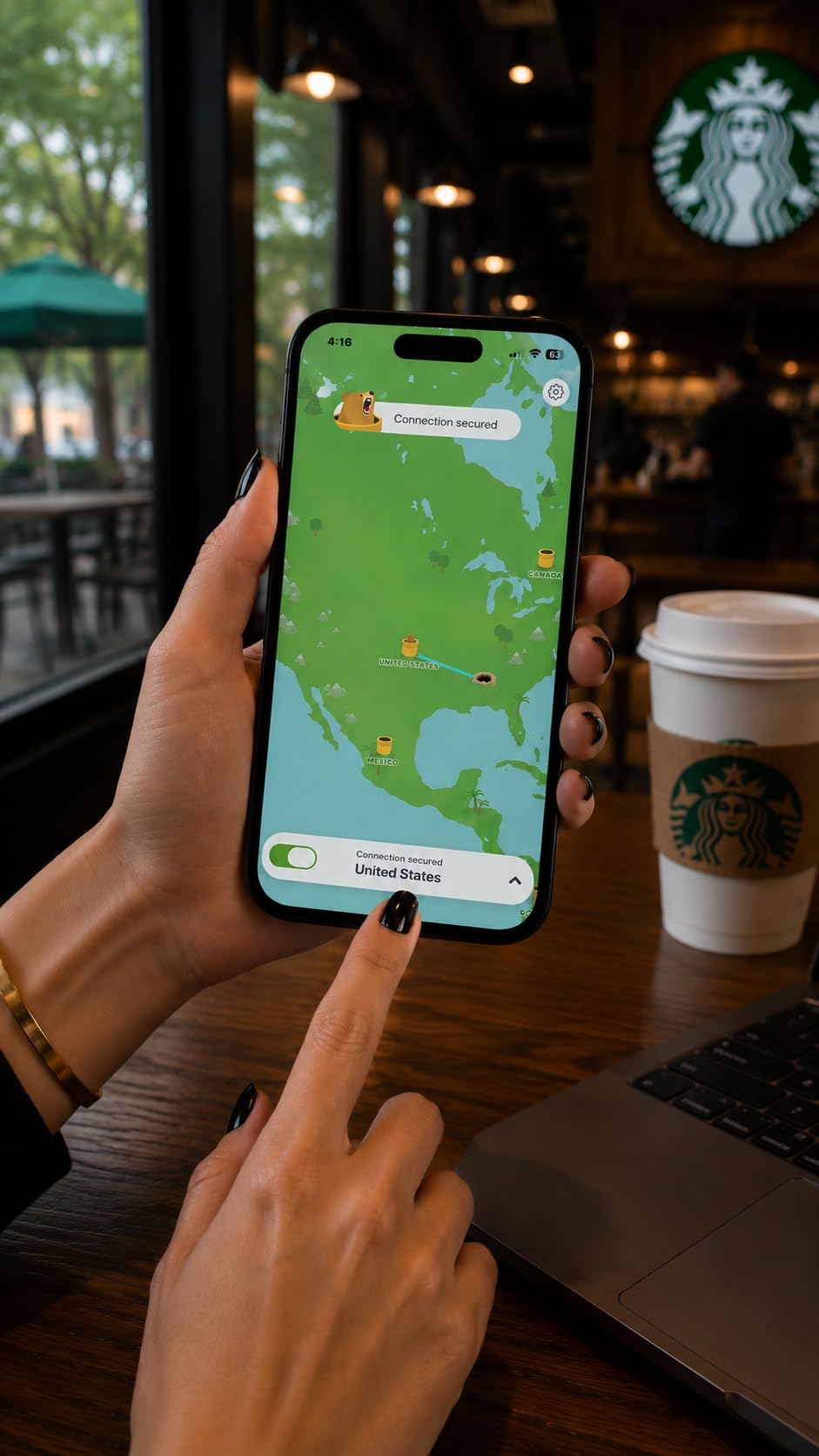 TunnelBear VPN Software, 1-Year Subscription, Unlimited Data and Devices customer photo 1