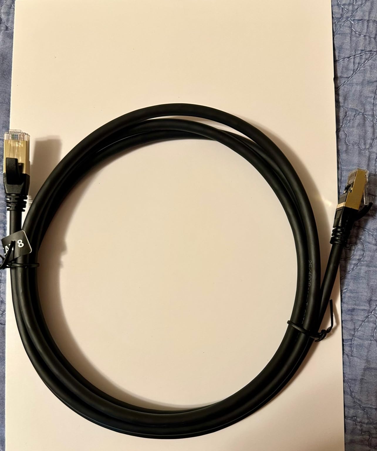 DbillionDa Cat 8 Ethernet Cable, 6FT 40Gbps 2000MHz RJ45 LAN Cable customer photo 2