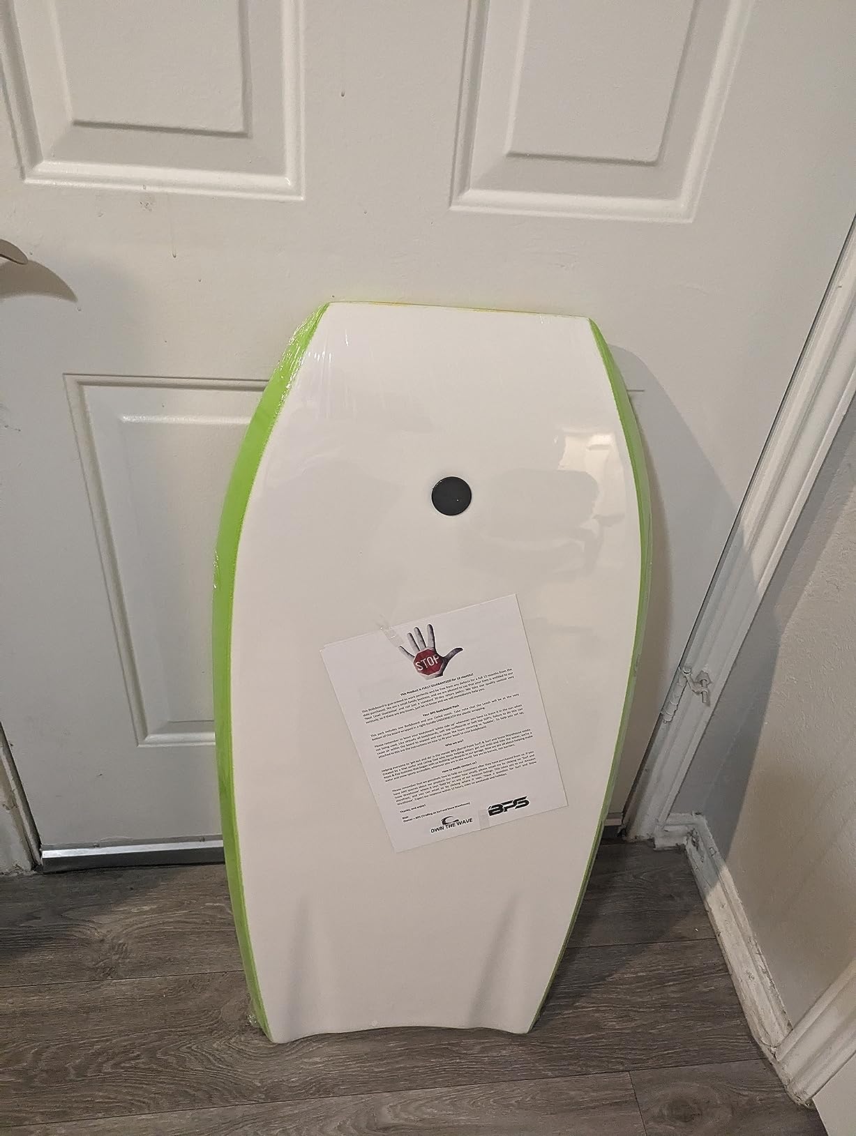 BPS New Zealand ‘Shaka’ Body Board for All Wave Conditions - Lightweight with EPS Core, HDPE Slick Bottom, Body Boards for Beach with Wrist Leash and Plug for Kids and Adults - All Skill Levels customer photo 1