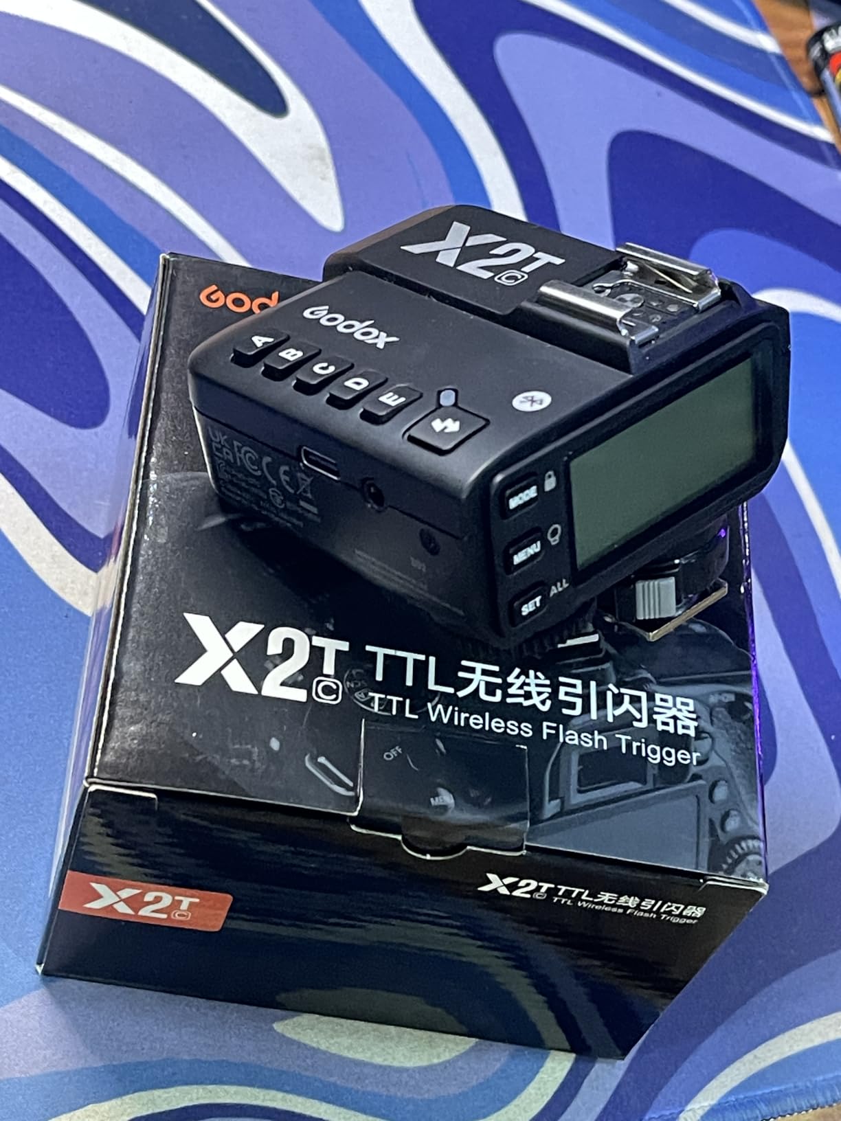 Godox X2T-C TTL Wireless Flash Trigger for Canon, 2.4G X System | Bluetooth Connection, 1/8000s HSS, 5 Group Buttons, Updated Control Wheel, Secure Hotshoe Lock and AF Assist Light customer photo 1