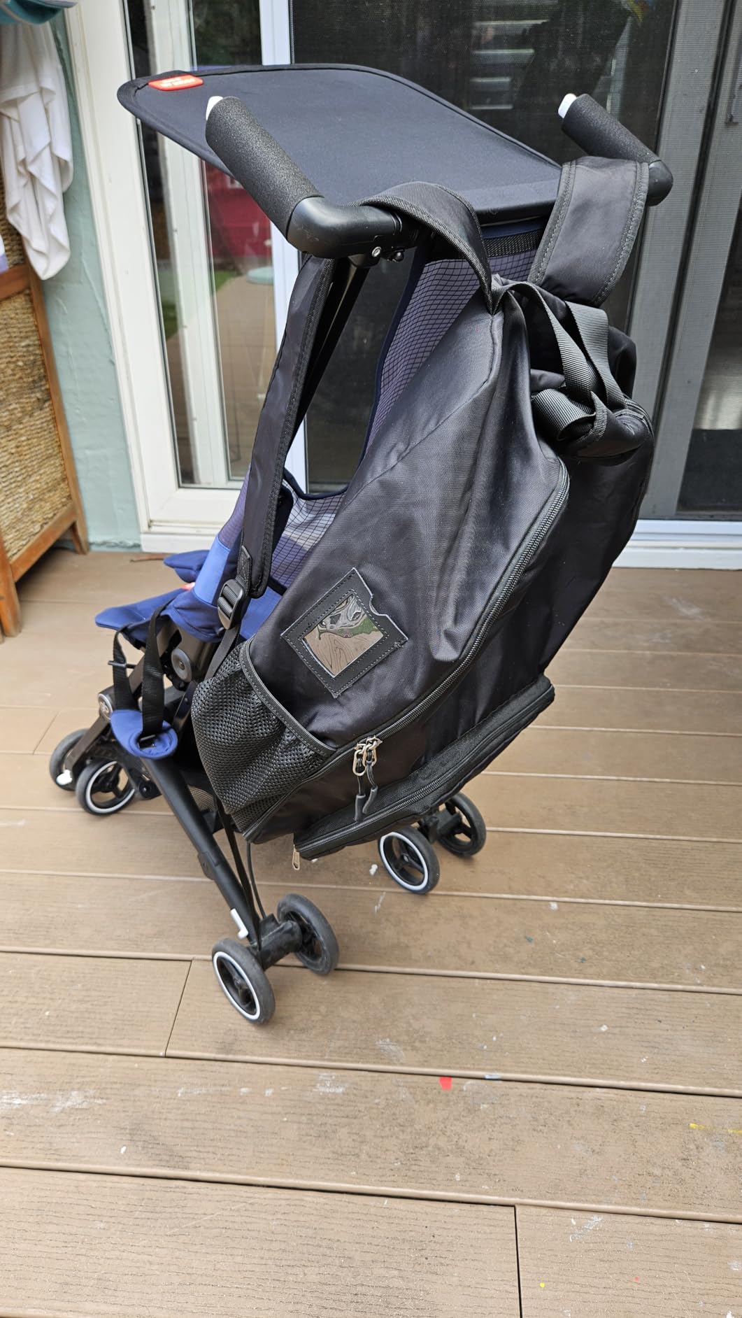 gb Pockit Air All Terrain Compact Lightweight Travel Stroller, Velvet Black customer photo 2