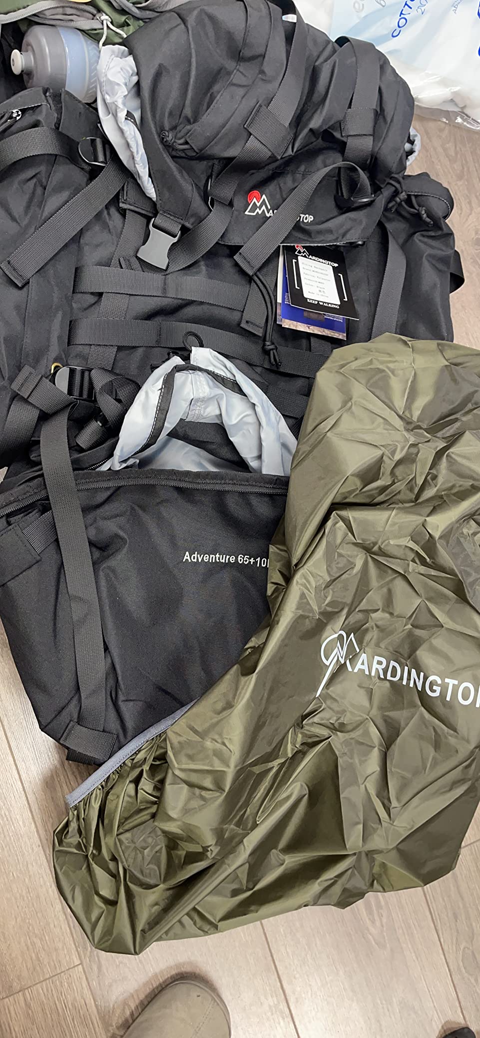 Mardingtop 65L+10L Internal Frame Backpack for Hiking,Camping,Hunting,Backpacking Backpack with Rain Cover customer photo 1