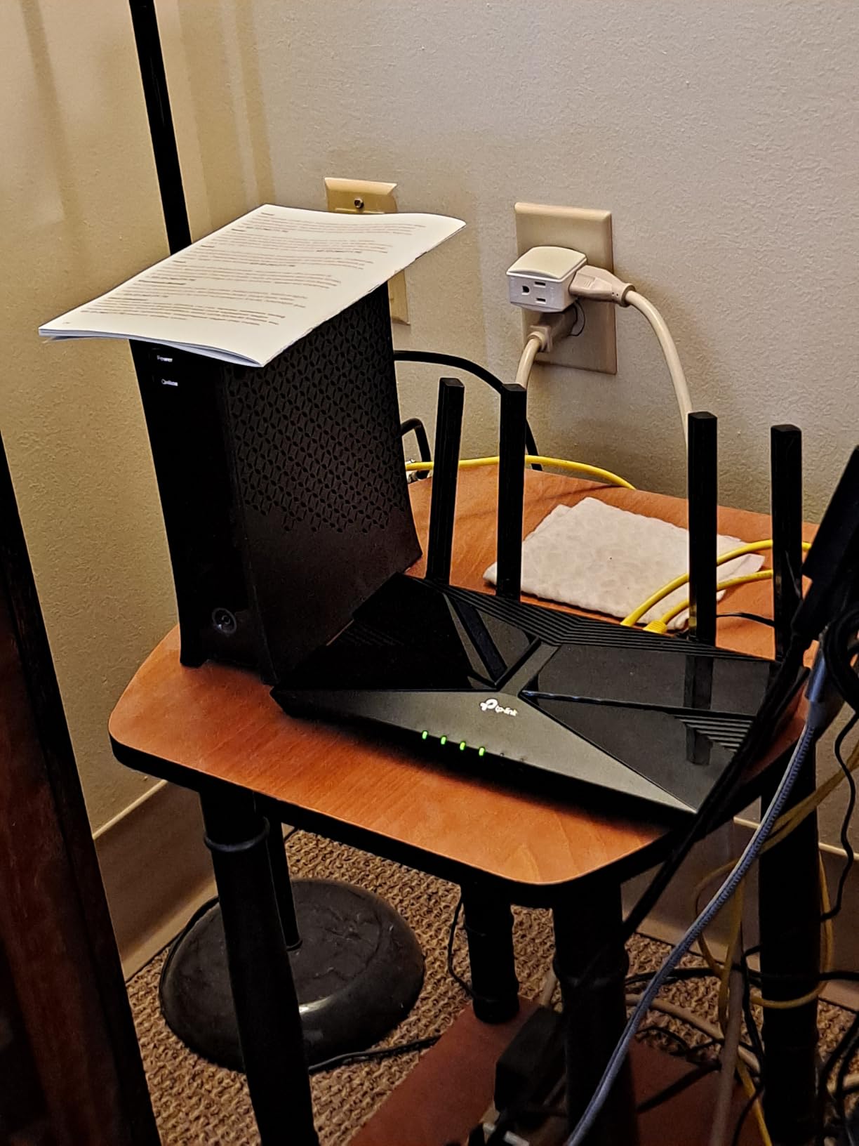TP-Link Smart WiFi 6 Dual Band Router 4 Gigabit LAN Ports | 802.11AX Router, Beamforming, OFDMA, MU-MIMO, Parental Controls, Dual-Core 900MHz Processor, Works with Alexa (Archer AX10) customer photo 2